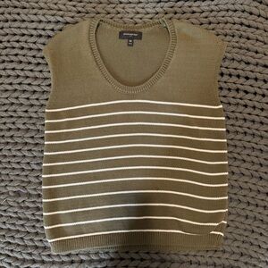 Banana Republic Olive Knit Top